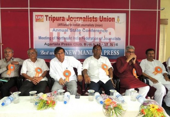 Urban Development minister Manik Dey attends Annual conference of TJU 